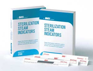 IMS Steam sterilization indicator strips, package of 250 strips