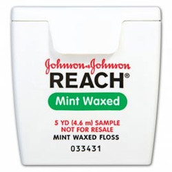 Reach Floss - Mint Waxed Trial Size, 5 yards 144/Pk