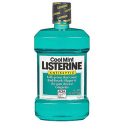 Cool Mint Listerine Mouthwash 6 - 1.5 Liter Bottles. Listerine was shown