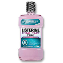 Listerine Total Care Zero Fresh Mint Mouthwash 1 Liter. Low Intensity