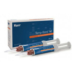 Kerr Temp-Bond NE automix syringe EXPORT PACKAGE. 2 syringes (11.7g each)