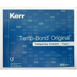 Temp-Bond Original Tubes EXPORT PACKAGE (Blue) - Temporary cement - Type I, 1
