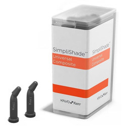 SimpliShade Universal Nanohybrid Composite, 0.25g Unidose Refill, Medium Shade, 20/Pk.