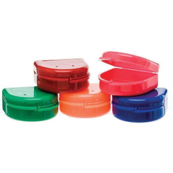 Bo-Box Orthodontic Retainer Cases Assorted Colors, bag of 10 boxes