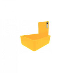 Keystone Yellow plastic lab work pan, 12/pack. Size: 7ÃƒÂ¢Ã¢â€šÂ¬Ã‚Â³ x 5ÃƒÂ¢Ã¢â€šÂ¬Ã‚Â³ x 2-1/2ÃƒÂ¢Ã¢â€šÂ¬Ã‚Â³
