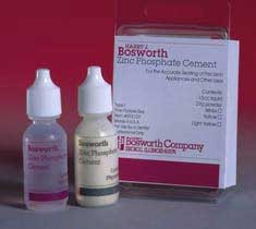 Zinc Phosphate Permanent Cement Light Yellow Standard Kit: 15cc Liquid and 25g