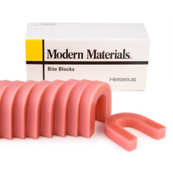Modern Materials Bite Blocks - Soft, Pink, Lab Package: 120 per Box