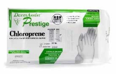 DermAssist Prestige Chloroprene Sterile Surgical Glove, Latex-Free