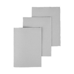 Dry-Back Plus Medicom Silver Gray plain rectangle (13' x 18') 3 ply Paper/1 ply