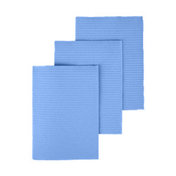 Dry-Back Plus Medicom Blue plain rectangle (13' x 18') 3 ply Paper/1 ply Poly