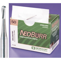 NeoBurr FG #245 Amalgam Prep Carbide Bur, 50/Pk. Sterilized