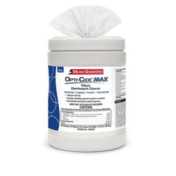 Opti-Cide MAX Disinfectant Cleaner, Wipes, 6' x 6.75', 160/canister. Benefits