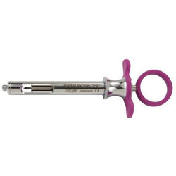 GripRite Regular Aspirating Syringe with Pink Silicone Grips, Cook-Waite