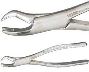 Vantage #88L SG (serrated) Nevius upper 1st and 2nd molar-left surgical Forceps