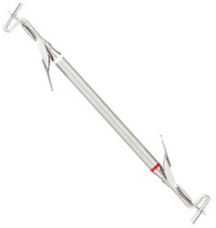 Miltex Double end amalgam carrier with medium and jumbo stainless steel tips