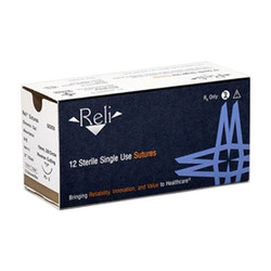 Reli 4/0, 18' Chromic Gut Suture with C-3 Precision Point Reverse-cutting 13 mm