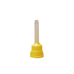 Defend Short Yellow HP T-Mix Mixing Tips - Small (4.2 mm) 48/Pk. The new mixing