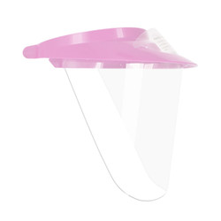 iVisor Visor and Shield Kit with Pink Visor. Contains:1 Visor and 3 Shields