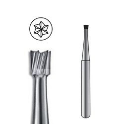 Pac-Dent FG #35 inverted cone Carbide Bur, clinic pack of 100 burs