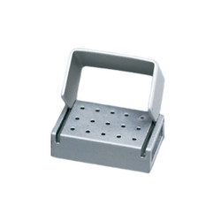 Palmero 15-Hole FG Anodized Aluminum Bur Block. Holds 15 FG Burs. Can be