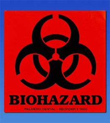 Palmero Biohazard Labels, 3' x 3', OSHA Compliance Lable systems for all