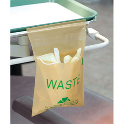 Plasdent Stick-on Beige Utility Waste Bags, 9' x 10' 200/Bx. For non-hazardous