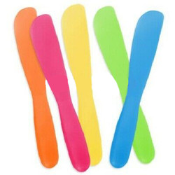 Plasdent Assorted Neon Colored Disposable Mixing Spatulas, bag of 12