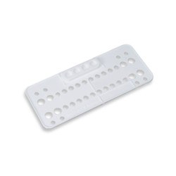 Plasdent Ortho Bracket Trays, Disposable, White, Package of 25 bracket trays