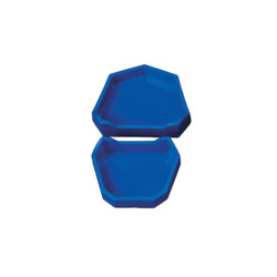 Plasdent Model Formers, Size: Large, Blue, Box of 3 upper and 3 lower. Rear gap