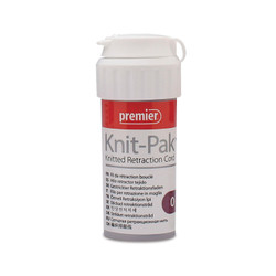 Knit-Pak Size #0 Knitted Plain Retraction Cord, Non-impregnated 100' Cotton