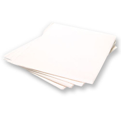 ProAdvantage White Cover-All Drape Sheets 40' x 48', soft & opaque 2-ply