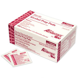 ProAdvantage Alcohol Prep Pad, Sterile, Medium, 1-3/16' x 2-5/8' (pad size), 200/Box