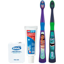Oral-B Kids 3+ Manual Solution, 72/Case. Includes: toothbrush mixed cases