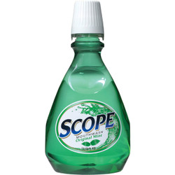 Scope Mouthwash, Original mint flavor. Case of 6 - 1 Liter bottles