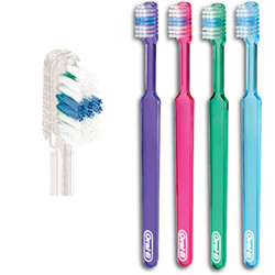 Oral-B 20 Series Junior Toothbrush, extra soft bristles, 4 assorted colors