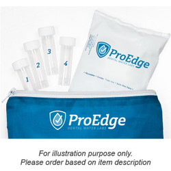 ProEdge dental unit waterline testing service - 6 Vials Kit. Provides