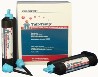 Tuff-Temp A2 Cartridge Kit. Provisional Veener, Crown and Bridge Resin, Dual