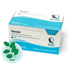 Quala 5% Sodium Fluoride Varnish, 0.5ml unit dose, mint flavor, clear, 50/box