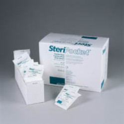SteriPocket 2' x 2' 8-ply Sterile Non-Woven Sponges 400/Bx. Rayon/Poly, 2