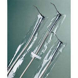 Safe-Dent 2.5' x 10' Clear Syringe Sleeve Covers,12000/Box. Fits most 3-way