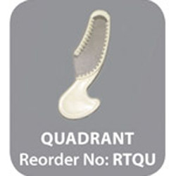 Safe-Dent Quadrant bite registration trays, 35/bx. Disposable plastic