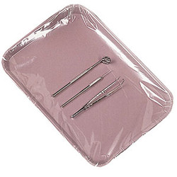 Safe-Dent Tray Sleeves XL 11-5/8' x 16' 500/Pk. Clear Plastic, Disposable