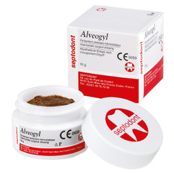 Alveogyl Dry Socket Dressing 10g/jar. EXPORT PACKAGE One-step, self-eliminating