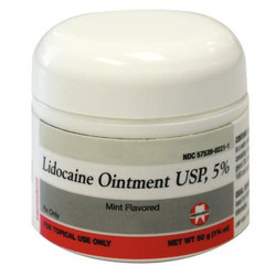 Septodont Lidocaine Ointment - USP 5% Mint Flavored Topical Anesthetic, 50 gm