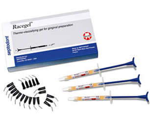 Racegel Thermo-Viscosifying Gel for Gingival Preparation. 25% Aluminum