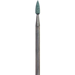 Dura-Green FL2 Flame HP (handpiece), 72/pk. Finishing Silicon Carbide Stones