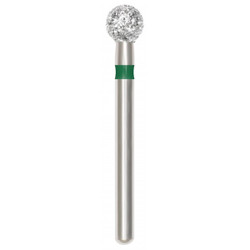 Revelation FG #801.029 Coarse Round Shaped Diamond Bur, 5/Pk