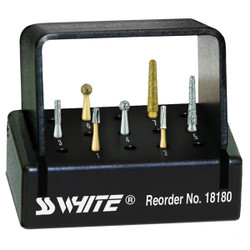 SS White Complete Restoration Removal Kit with 15 Hole Autoclavable Block, Includes: