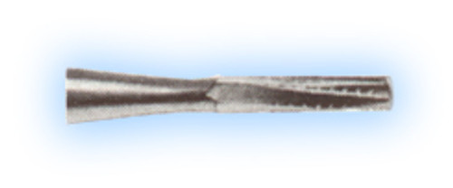 SS White FG #558 SL (surgical length) straight fissure crosscut carbide bur