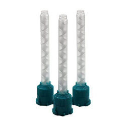 MIXPAC HP Mixing Tips - Large (6.5 mm), Teal 48/Pk. Patented mixing